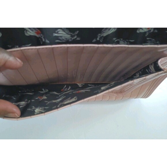 Ted Baker London Handbag Purse Patent Leather Quilted Tote Baby Pink Feminine - Picture 14 of 16